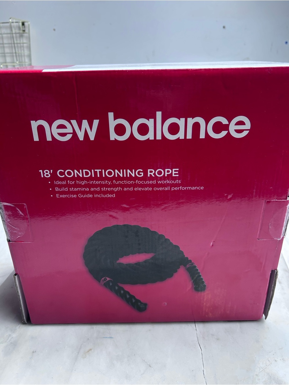 New Balance Black Conditioning Rope new in box